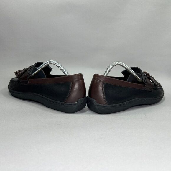 Cole Haan Men\'s Size 9 Black & Brown Leather Tassel Loafers‎ main image 4